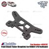 HNR Part #H98287 Front Shock Tower (Graphite) for H9804 1/10 FoxHound RC Rally Car