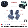 Upgrade Part - Hex Adapter Converter 5/12 mm Panjang 20 mm Rc Wheel