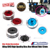 4 Pcs Metal Alloy CNC High Quality 12 mm Wheel Rim Hex Hub Disc Brake