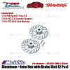 GPM Part #GT010D+1MM Aluminum +1mm Hex with Brake Disk for 1/10 Traxxas Ford GT 4-Tec 2.0 3.0 Upgrade Parts