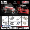MJX Hyper Go 10303 (DC) 70KPH Brushless 1:10 Scale Citroen C3 WRC Rally Car with Battery 2S 5000 and Charger