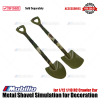 Accessories Metal Shovel Simulation Army for Decoration for 1/12 1/10 RC Crawler Car Remote Control