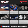 Traxxas 108046-1 Mini Rally VXL Ford RS200 Brushless Power System Clipless Body Fully Assembled RTR with TQi 2.4 GHz Radio System TSM