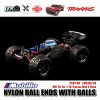 GPM Part #ERV348/BE Nylon Ball Ends with Balls for Traxxas 1:16 Mini E-Revo 2 Pcs