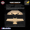 MN RC Obstacle Bridge - Wooden Three-Dimensional Assembly Model fit 1:12 1:14 1:16 1:18 1:24 RC Crawler Vehicles Remote Control