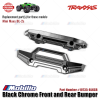 Traxxas Part #10735-BLKCR Black Chrome Front and Rear Bumper for RC Mini Maxx BL-2S