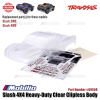 Traxxas Part #6965R Slash 4X4 Heavy-Duty Clear Clipless Body