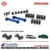 Traxxas Part #8334X Blue Aluminum Suspension Arm Mounts & Hardware for RC 4-Tec 2.0 3.0 Chassis