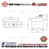 Power HD CP-1820 Digital Servo Metal Gear Micro Servo for RC Differential Direction Linkage Gear Shift