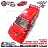 HNR Part #H98348-0 #H98349-1 #H98348-1 Body Shell Wheelbase 260mm Lancer Evo 5 for H9804 1/10 FoxHound RC Rally Car