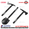 Accessories 3Pcs Miniature Decoration Scale Engineering Shovel Set for 1/12 1/10 RC Crawler Car