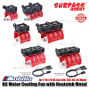 SURPASS HOBBY Kipas Pendingin Motor RC dengan Heatsink Metal untuk 1/12 1/10 1/8 RC Car 380 540 40 56 Motor dengan Kabel Ekstensi 263mm