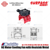 SURPASS HOBBY Kipas Pendingin Motor RC dengan Heatsink Metal untuk 1/12 1/10 1/8 RC Car 380 540 40 56 Motor dengan Kabel Ekstensi 263mm