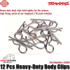 Traxxas Part #3934 Heavy-Duty Body Clips 12 Pcs for Almost All Traxxas Car RC Products