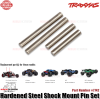 Traxxas Part #7742 Hardened Steel Shock Mount Pin Set for Pro Scale Sand Car X-Maxx XRT