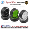 Upgrade Part Rubber Tires and Plastic Wheels Rims 12mm Hex for 1:10 On Road Touring Street Car