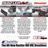 Traxxas Rustler 4X4 VXL Brushless 1/10 Scale Waterproof RTR The Stadium Truck Redefined