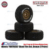 Arrma Part #ARA-2024 dBoots FORTRESS Glued Tire Set Bronze (2 Pairs) Hex 12 mm for RC Arrma Mojave Grom