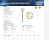 สายแลน CAT5E UTP LINK รุ่น US-9015LSZH-1