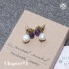 Chapter#1 ต่างหูมุก หิน Amethyst