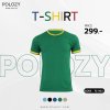เสื้อยืดคอทอลายพิมพ์ซับ