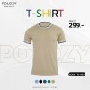 เสื้อยืดคอทอลายพิมพ์ซับ