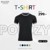 เสื้อยืดคอทอลายพิมพ์ซับ