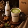 Uji Hot Matcha With Fresh Walnut Milk 100% Premium, Vegan