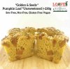 Golden&Seeds Pumpkin Loaf *Unsweetened I Soy-Free,Nut-Free, gluten-Free Vegan I 200g