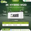 แบตเตอรี่ 3K HYBRID N120 (145F51) 120Ah