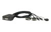 CS22D : 2-Port USB DVI Cable KVM Switch with Remote Port Selector