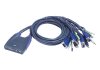 CS64U : ATEN 4-Port USB VGA/Audio Cable KVM Switch (1.8m)