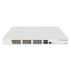 CRS328-24P-4S+RM : 24-Port Gigabit Router/Switch with 4 10Gbps SFP+ Ports | Dual Boot and PoE Output
