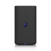 UNAS-4-B : UniFi Storage — Network-attached storage with 4 HDD bays, 2 M.2 NVMe SSD slots, 2.5 GbE networking, USB-C, and included PoE+++ adapter.