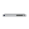 USW-16-POE ( 42W ) : A 16-port, Layer 2 PoE switch with a silent, fanless cooling system