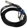 XQ+BC0003-XS+ :  Break-out Cable | QSFP28 to 4x SFP28 | 3m