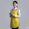 ผ้ากันเปื้อน สวมหัว สีเหลือง