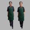 ผ้ากันเปื้อน เต็มตัว สีเขียว