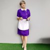 ผ้ากันเปื้อนครึ่งตัวสั้น สีขาว ( ตุ๊กตา )