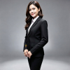 เสื้อสูทสากล สุภาพสตรี สีดำ