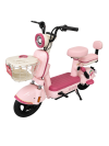 SABAI PONY รถจักรยานไฟฟ้า 2 ที่นั่ง สไตล์มินิมอล มอเตอร์ 400W แบตเตอรี่ 48V20Ah วิ่งไกล 40-60 กม.