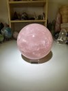 Rose quartz sphere