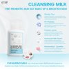 CLEANSING MILK PRE-PROBIOTIC RUB OUT MAKE UP & BRIGHTEN SKIN