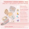 FOUNDATION CUSHION MINERAL GOLD SPF50+ PA++++ ANTI-BLUELIGHT & VERY WATER RESISTANT