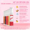 LIP 5G INFUSE OIL COLOR CHANGE (CLEAR-RED-BROWN-ORANGE-PURPLE-MAGENTA)