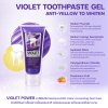 VIOLET TOOTHPASTE GEL ANTI-YELLOW TO WHITEN