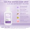 12% PHA WHITEN DARK SPOT & 2% BHA SOFTEN BODY SOLUTION