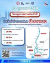 กทพ. ยกเว้นค่าผ่านทางพิเศษ 3 สายทาง วันที่ 13 ตุลาคม 2569 เนื่องในวันหยุดราชการประจำปี