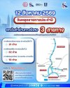กทพ. ยกเว้นค่าผ่านทางพิเศษ 12 สิงหาคม 2569 (วันแม่แห่งชาติ) รวม 3 สายทาง กทพ. ยกเว้นค่าผ่านทางพิเศษ 12 สิงหาคม 2569 (วันแม่แห่งชาติ) รวม 3 สายทาง