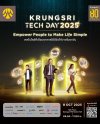 กรุงศรี ชวนเปิดโลกเทคโนโลยีในงาน Krungsri Tech Day 2025: Empower People to Make Life Simple กรุงศรี ชวนเปิดโลกเทคโนโลยีในงาน Krungsri Tech Day 2025: Empower People to Make Life Simple